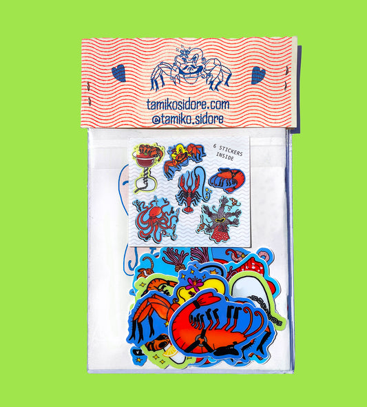 THE BOTTOM FEEDERS Zine + Sticker Pack