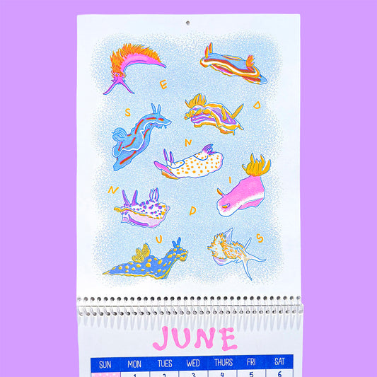 CRITTERS 2026 Riso Wall Calendar