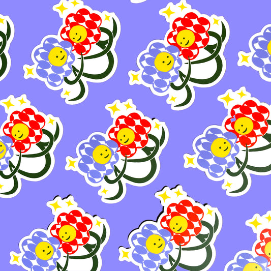 FLOWER LOVERS Vinyl Sticker