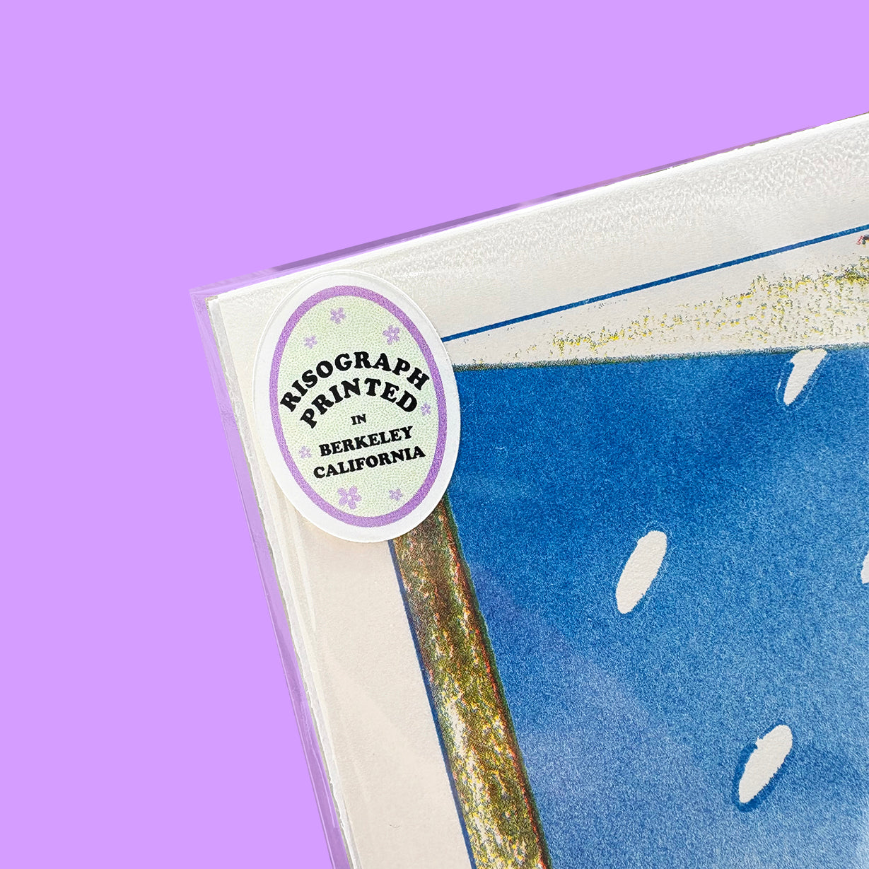 Slugs & Shrimp Onsen - Risograph Print