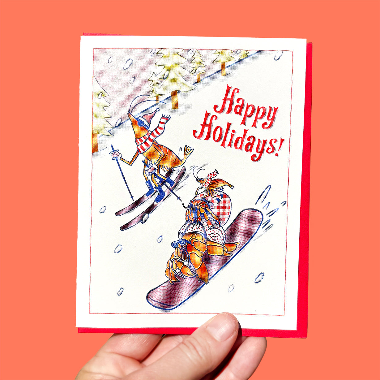SEASON'S GREETINGS - Riso Greeting Card