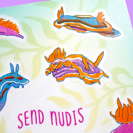 Send Nudis - Vinyl Sticker Sheet
