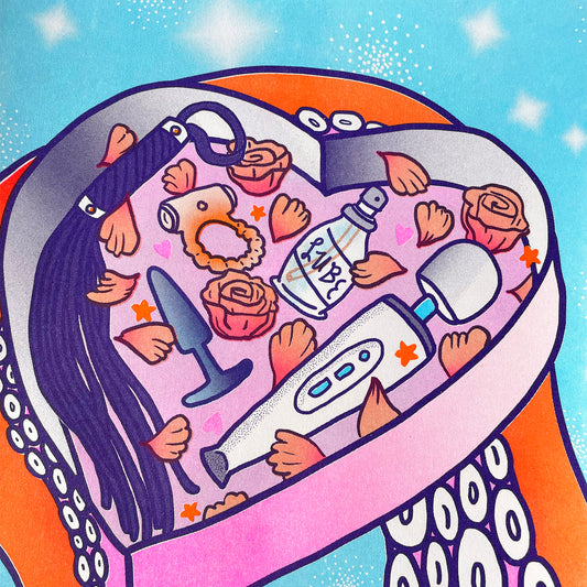 VALENTINE - Risograph Print