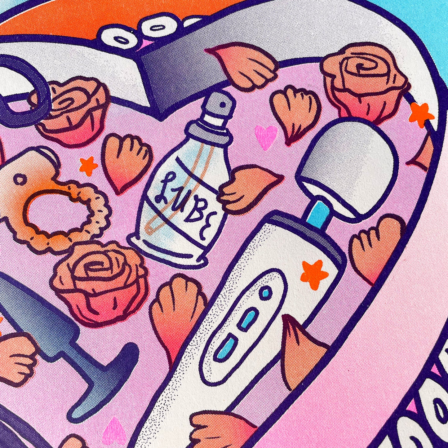 VALENTINE - Risograph Print