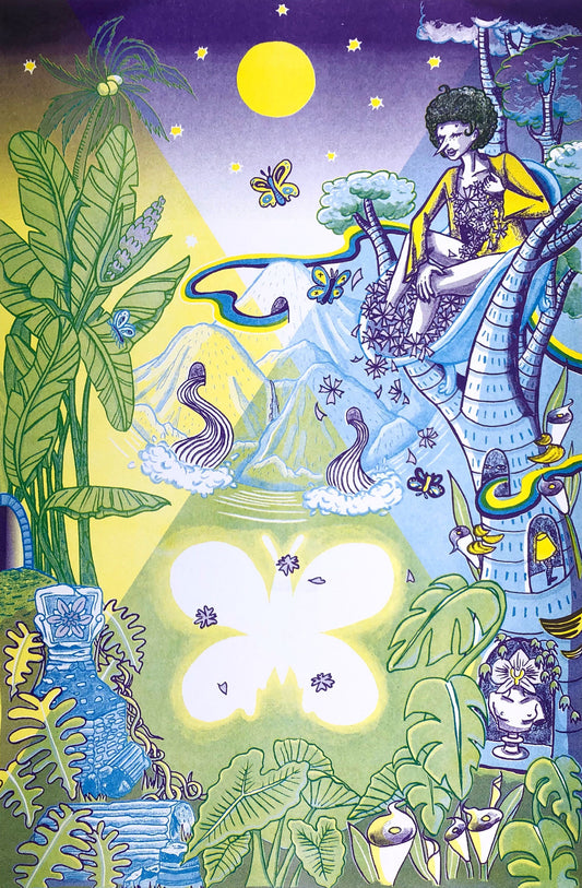 Strange & Beautiful - Risograph Print