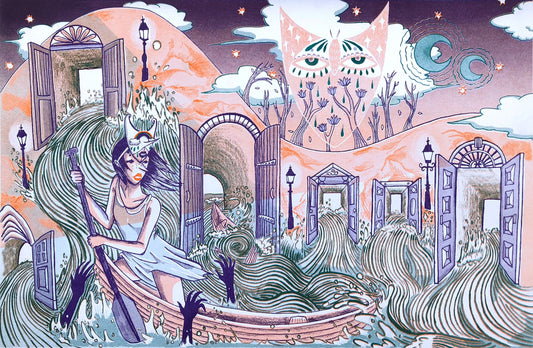 Portals - Risograph Print