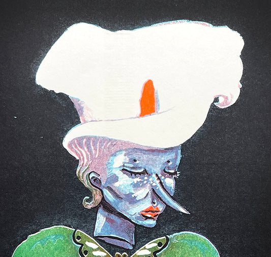 Passing Through- Risograph Print