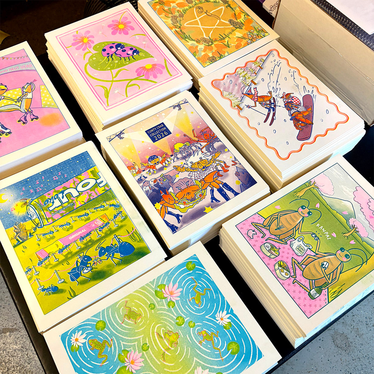 1 LEFT- 2026 Riso Wall Calendar: MISPRINTS!