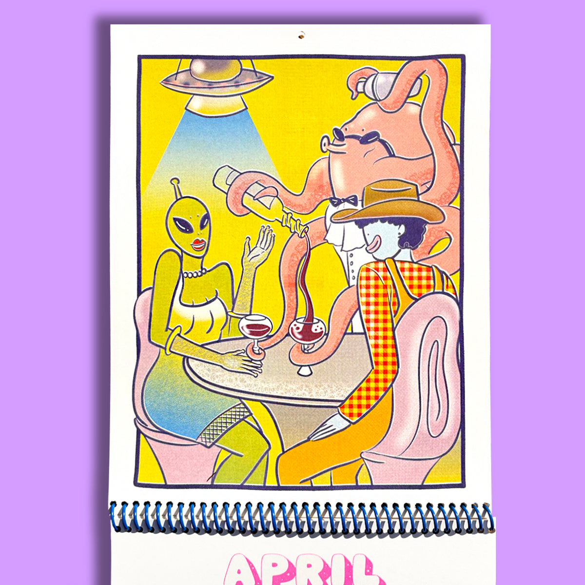 *Pre-order* STAR CROSSED - 2027 Riso Wall Calendar