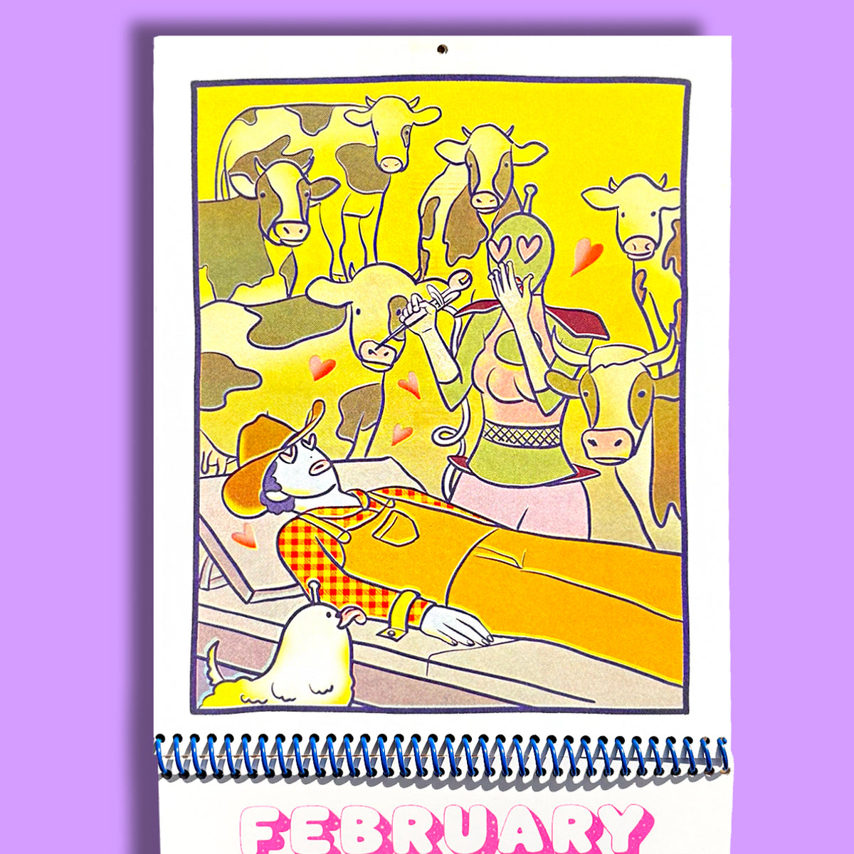 *Pre-order* STAR CROSSED - 2027 Riso Wall Calendar