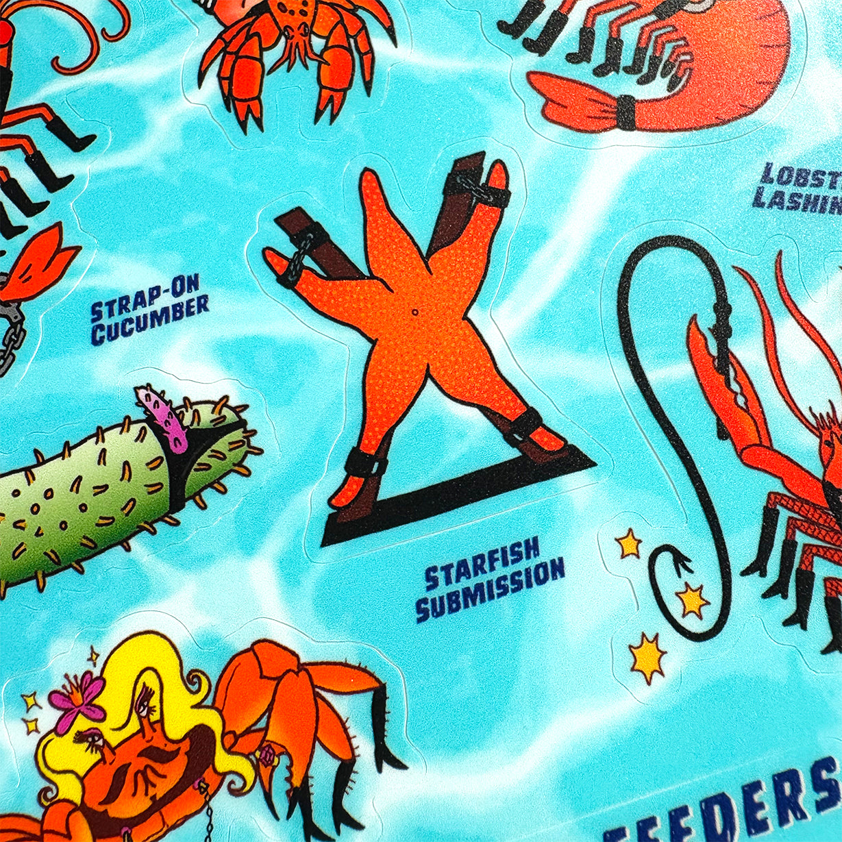 Bottom Feeders Vinyl Sticker Sheet