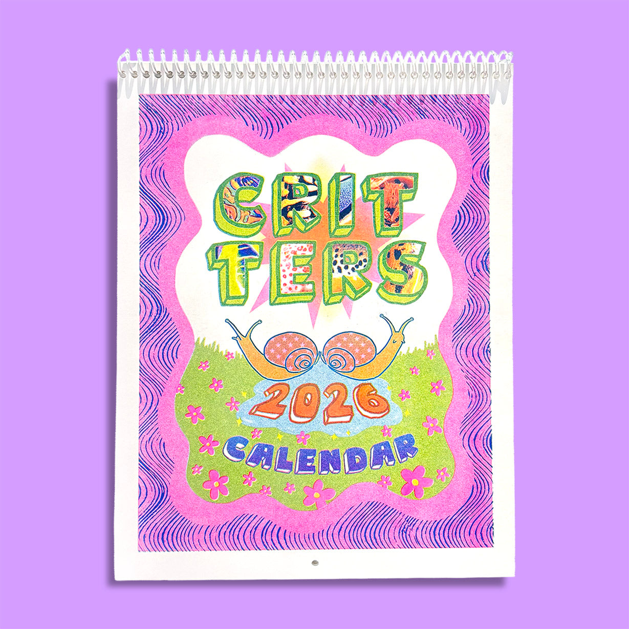 1 LEFT- 2026 Riso Wall Calendar: MISPRINTS!
