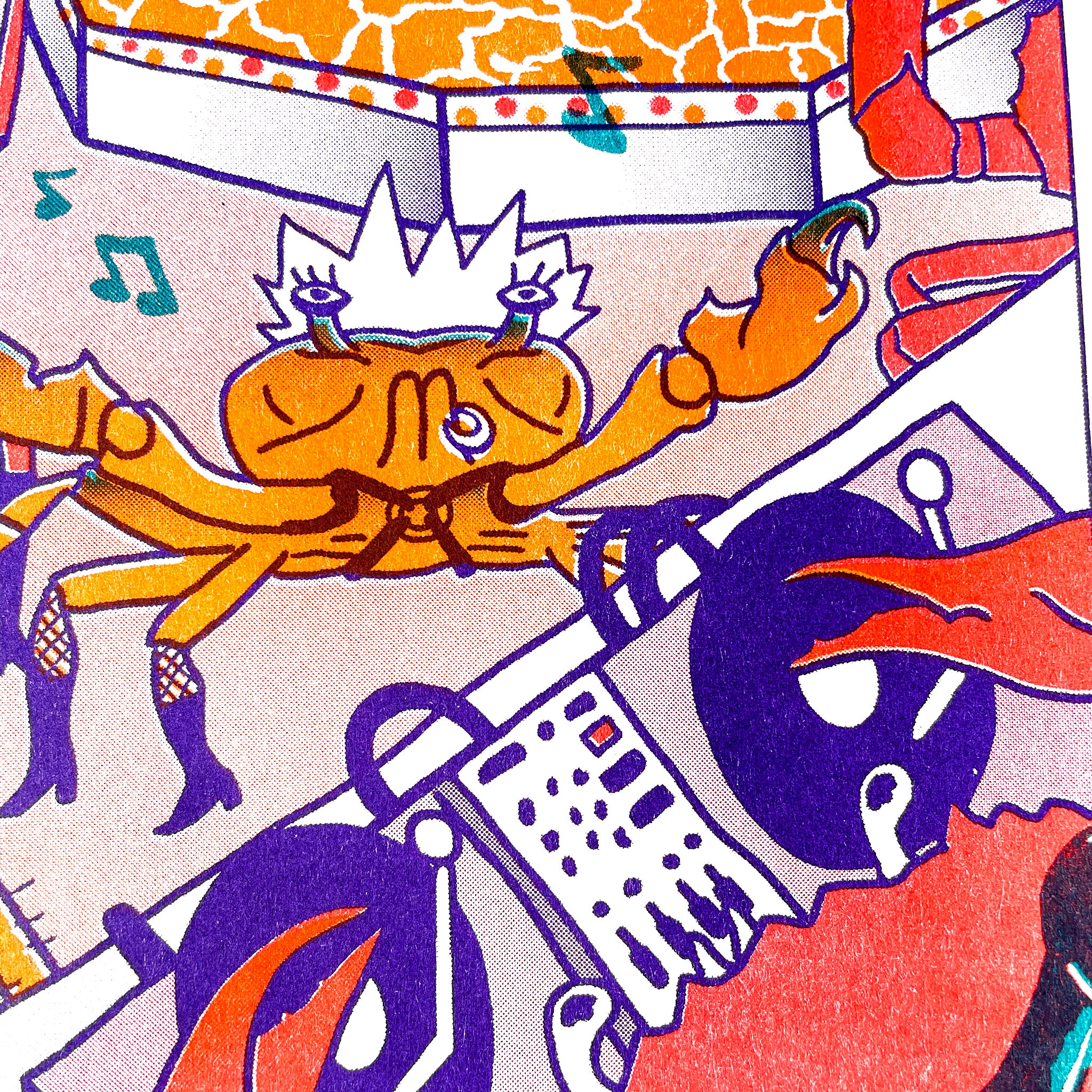 THE DUNGEONess PARTY - Risograph Print – tamikosidore