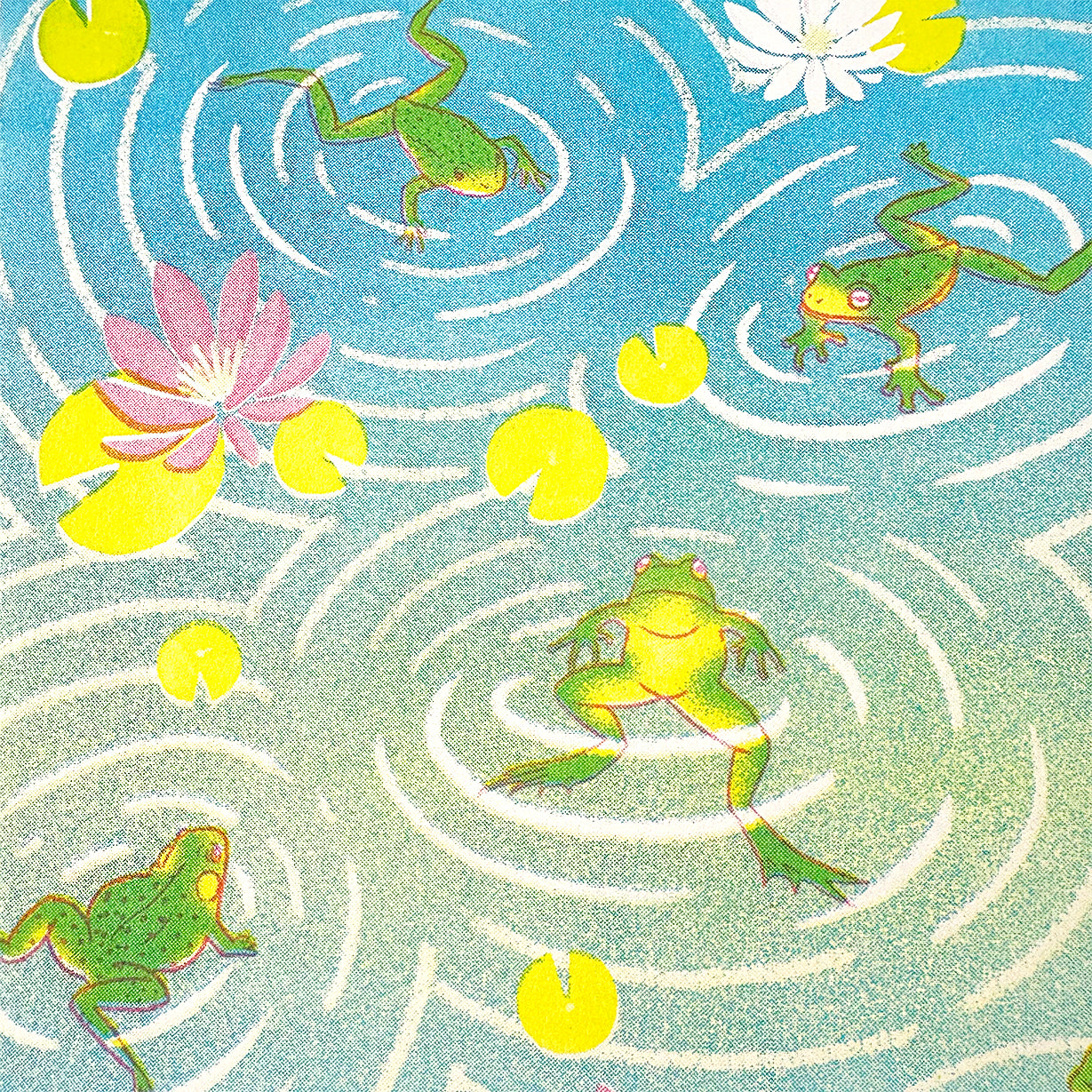 Frog Pond - Risograph Print