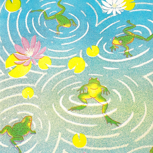 Frog Pond - Risograph Print