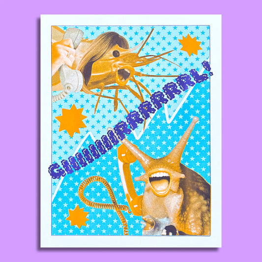 Hot Goss - Risograph Print