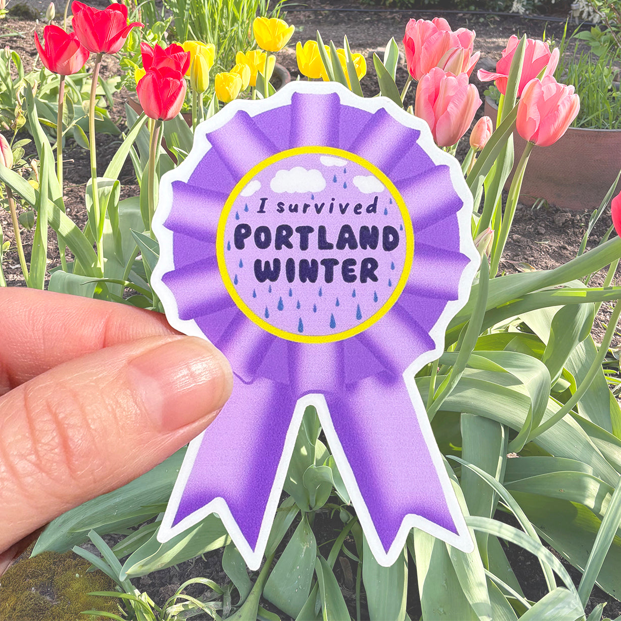 I Survived Portland Winter - Vinyl Sticker