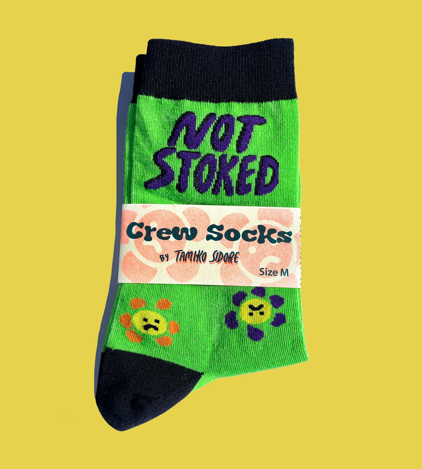 Not Stoked Crew Socks
