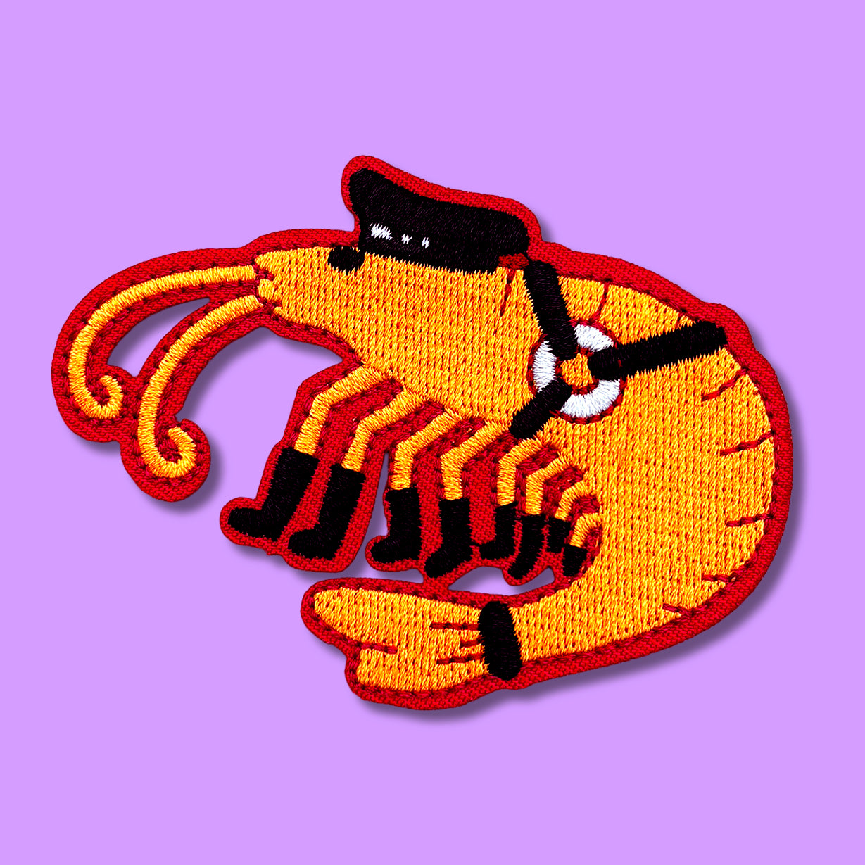 Shrimp Daddy Iron-On Patch