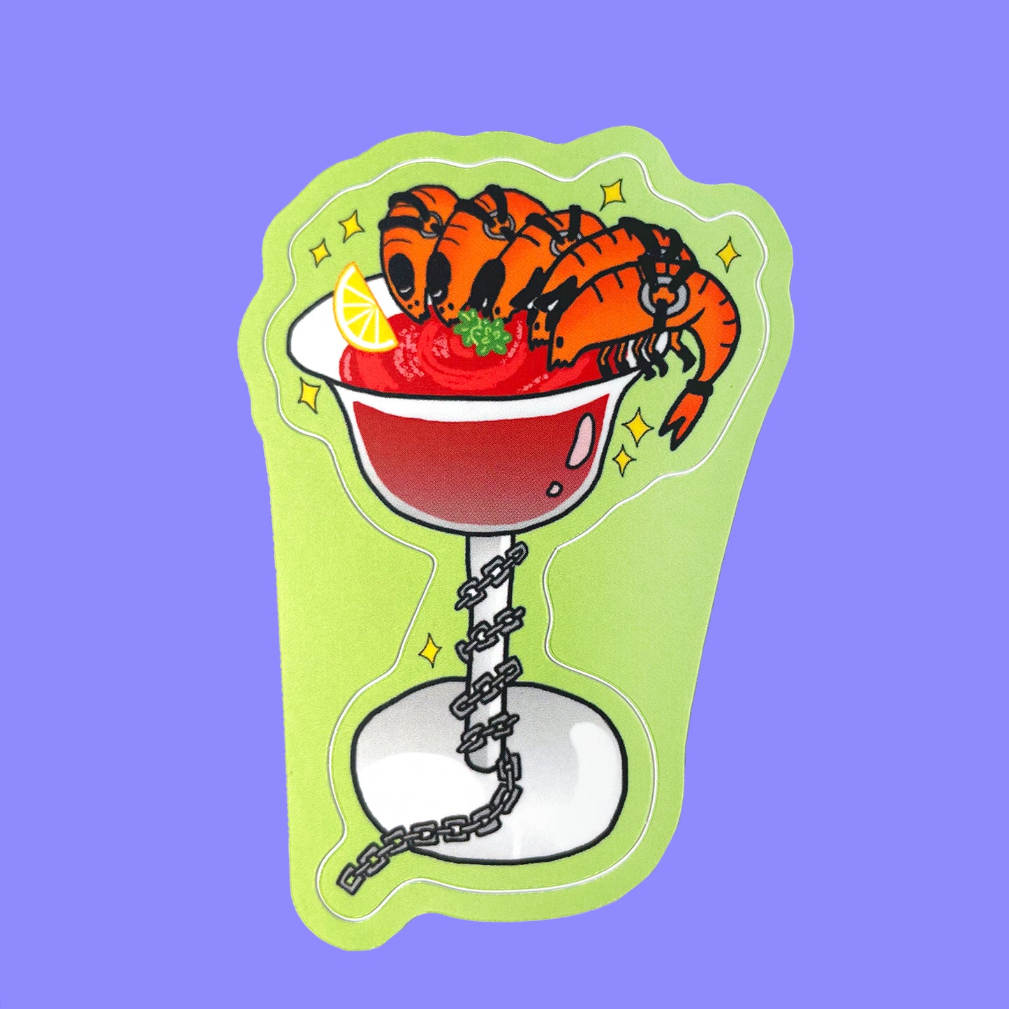 Shrimp Daddy Cocktail Vinyl Sticker