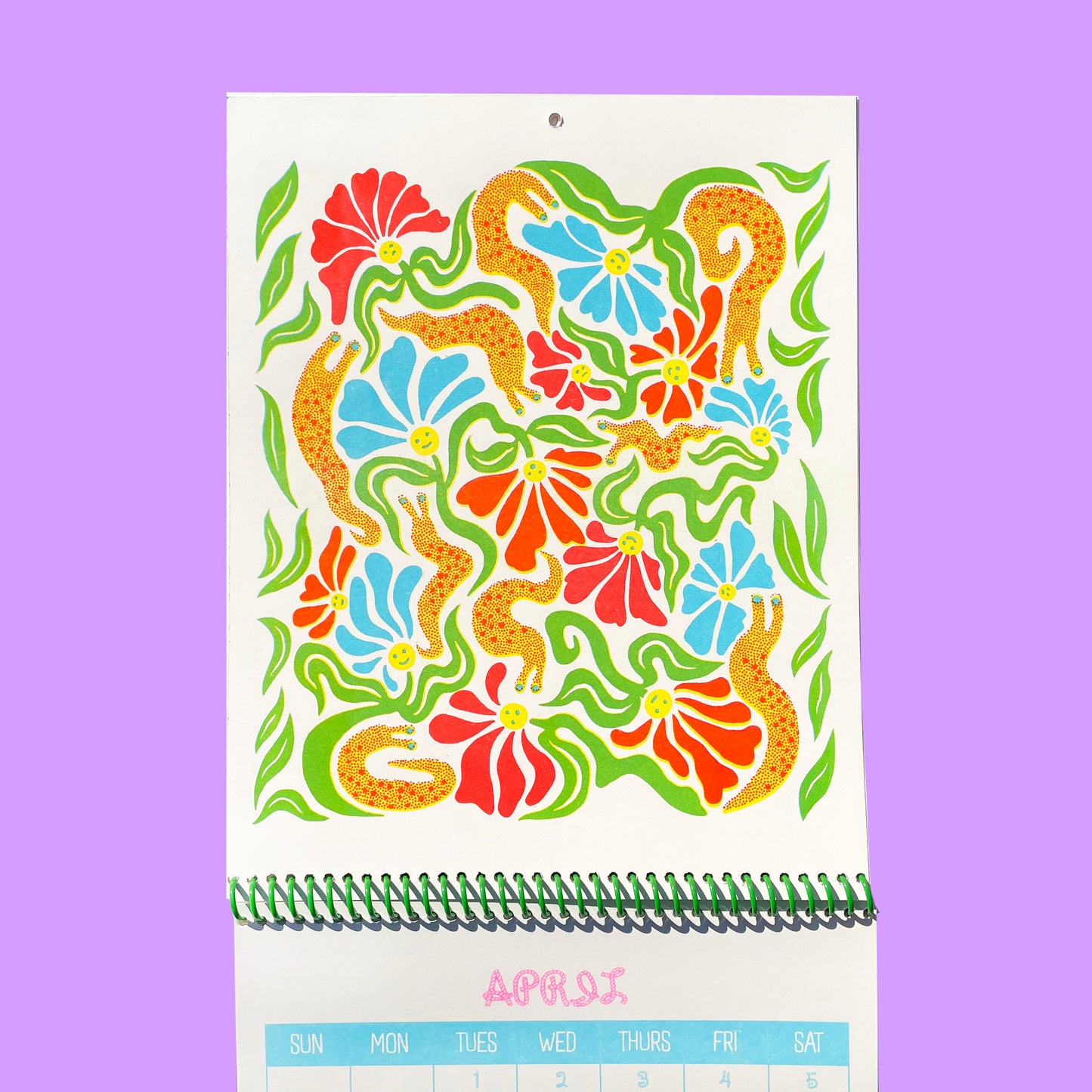 1 LEFT - SLUGS & SHRIMP - 2025 Riso Calendar