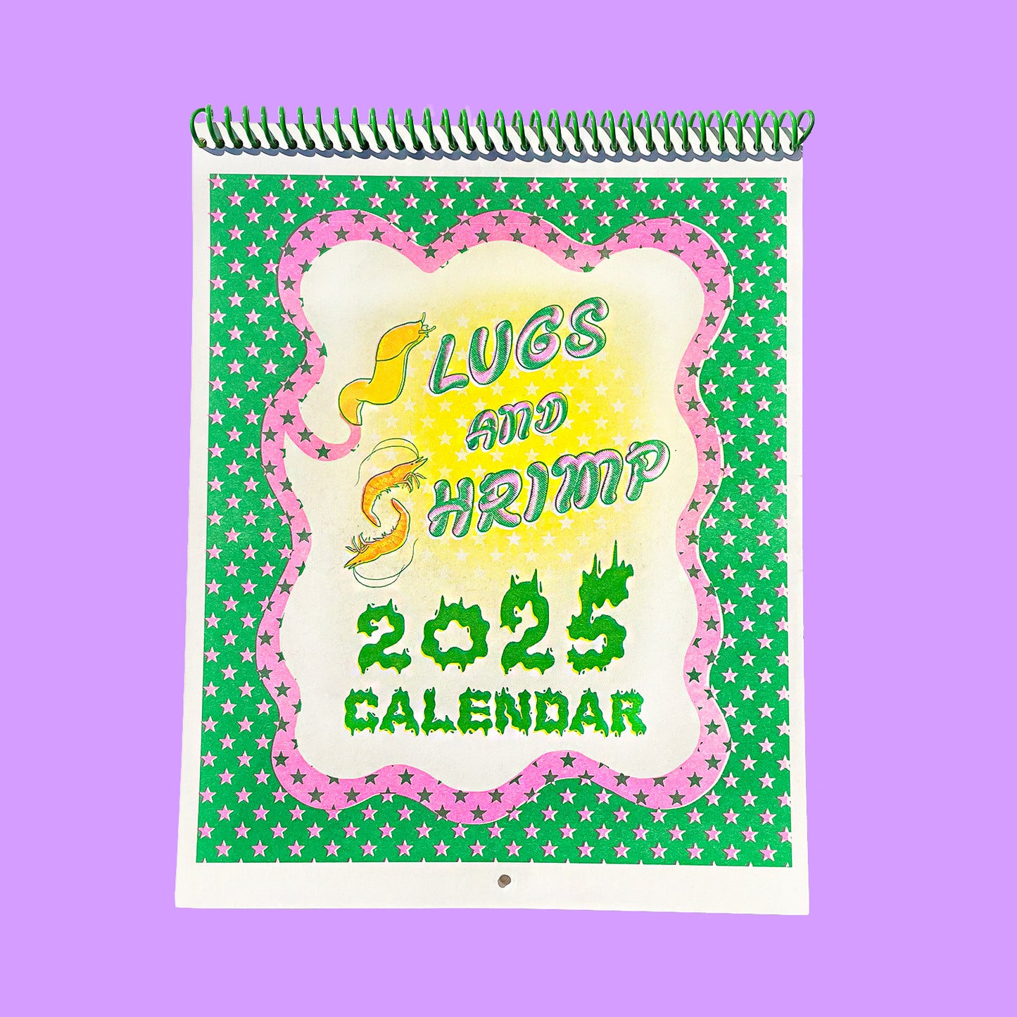 1 LEFT - SLUGS & SHRIMP - 2025 Riso Calendar