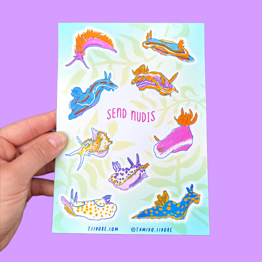 Send Nudis - Vinyl Sticker Sheet
