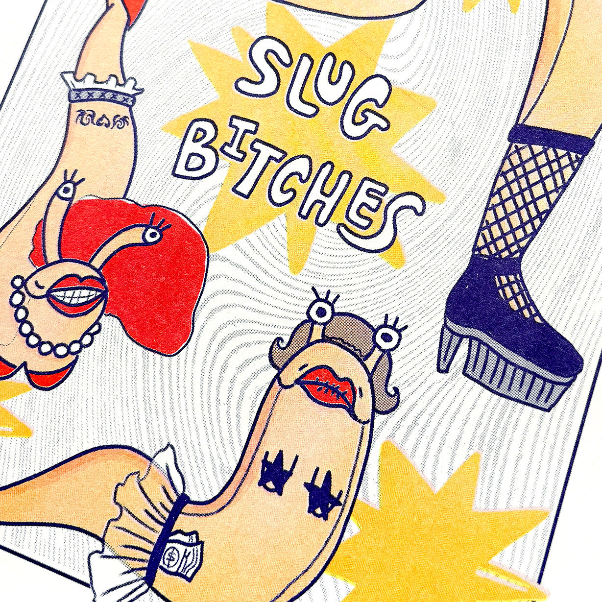 Slug Bitches - Risograph Print