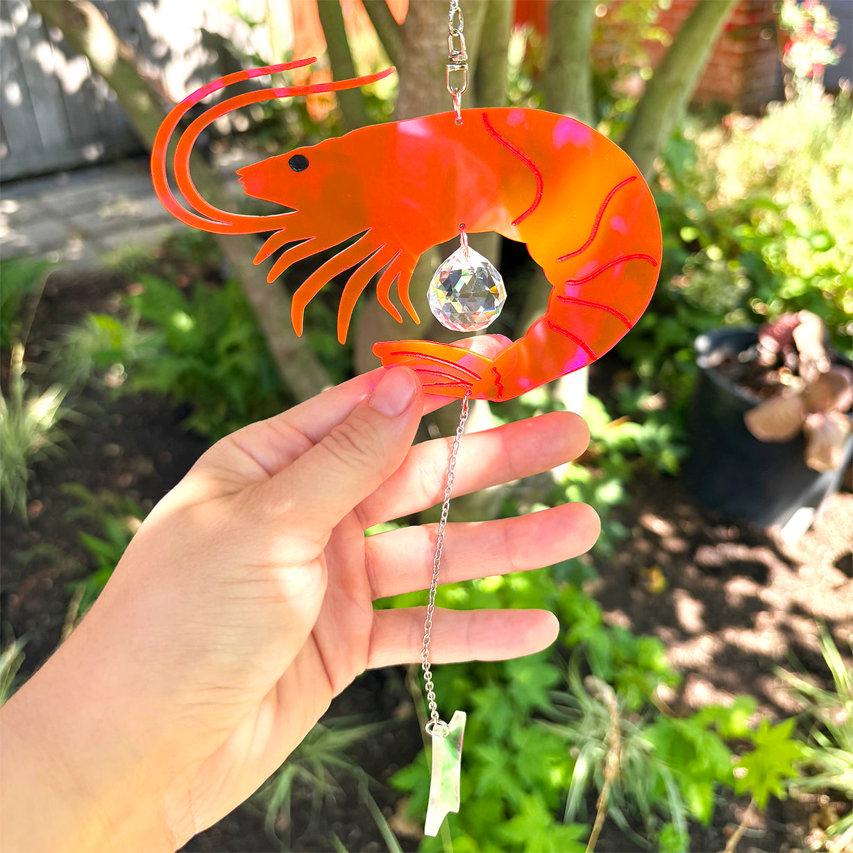 *PRE-ORDER* Disco Shrimp Suncatcher