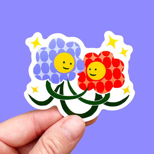 FLOWER LOVERS Vinyl Sticker