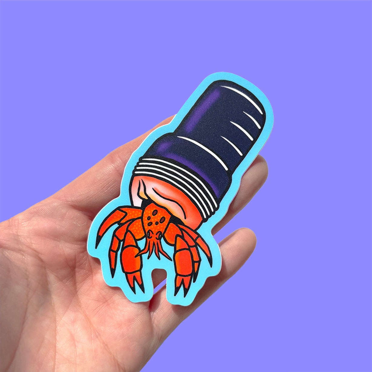 Hermit Handy Vinyl Sticker