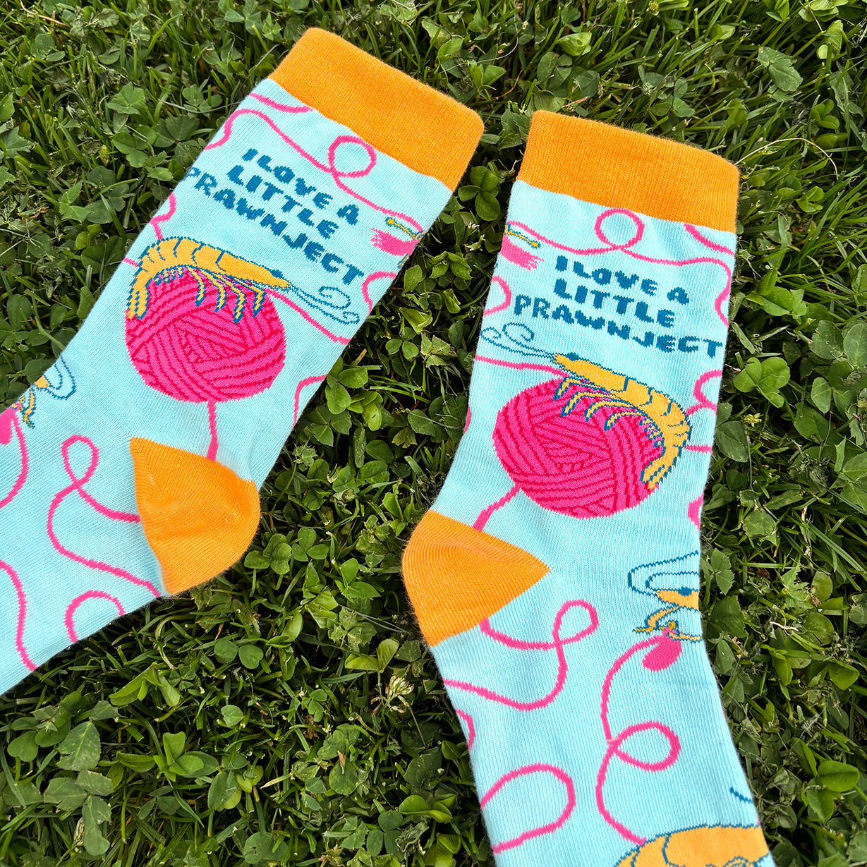 Prawnject Socks - TPF collab