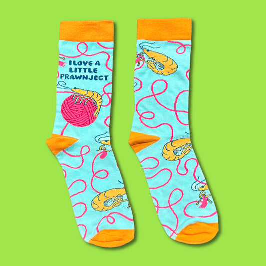 Prawnject Socks - TPF collab