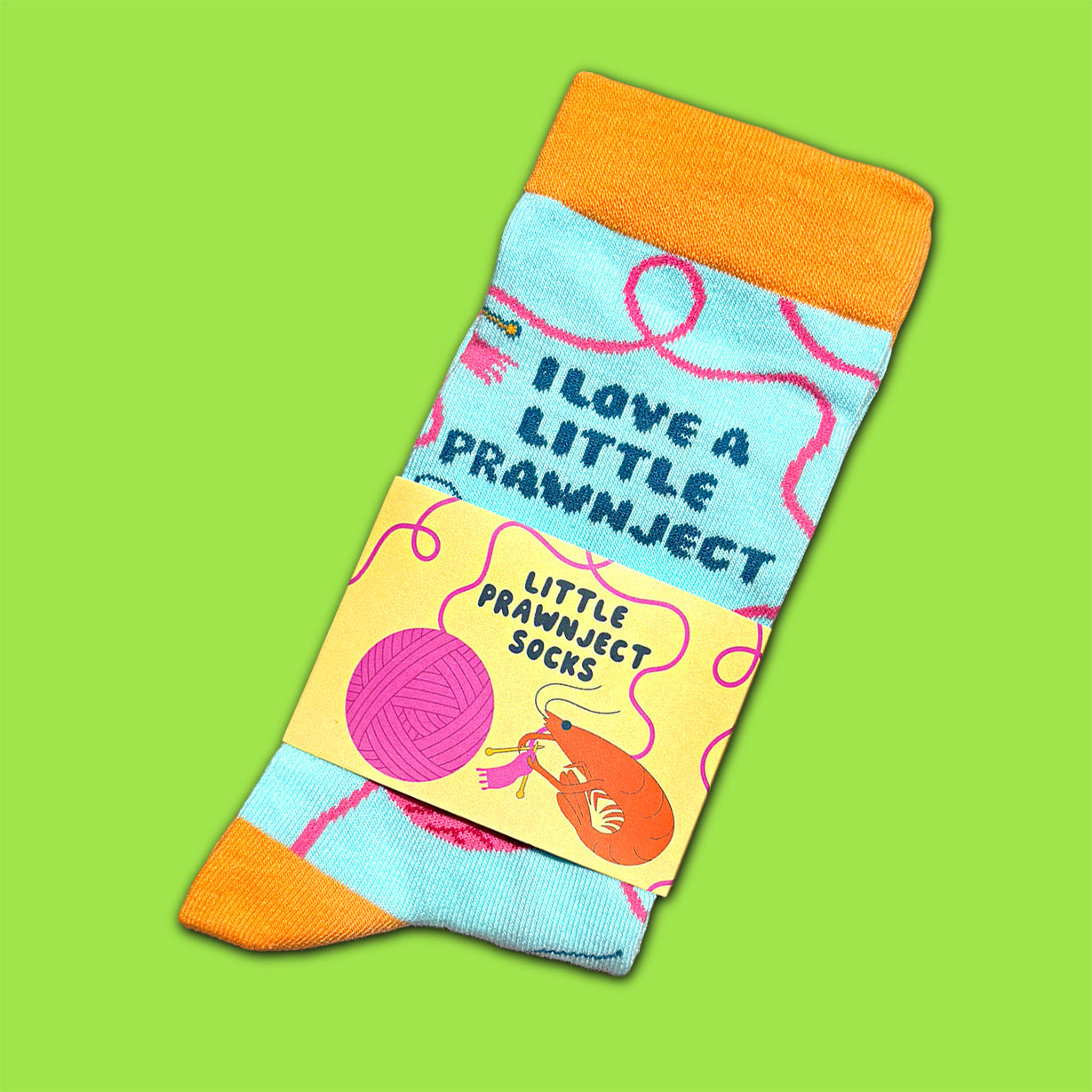 Prawnject Socks - TPF collab