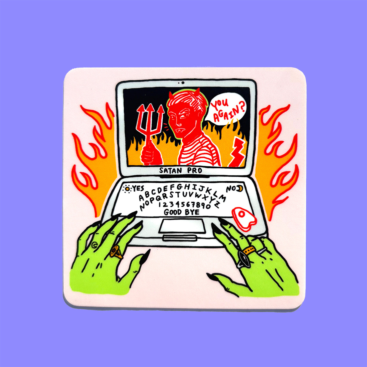 Satan Pro Vinyl Sticker