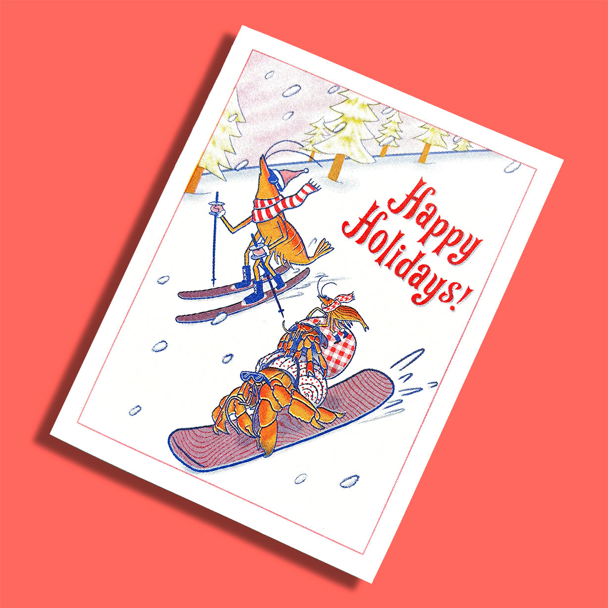 SEASON'S GREETINGS - Riso Greeting Card