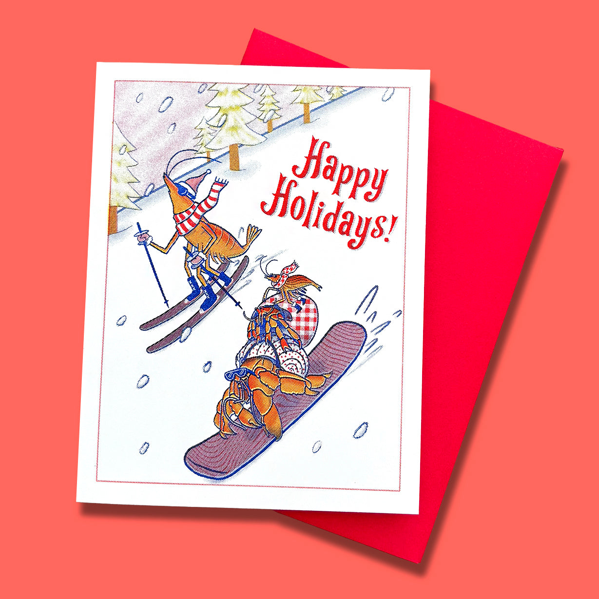 SEASON'S GREETINGS - Riso Greeting Card
