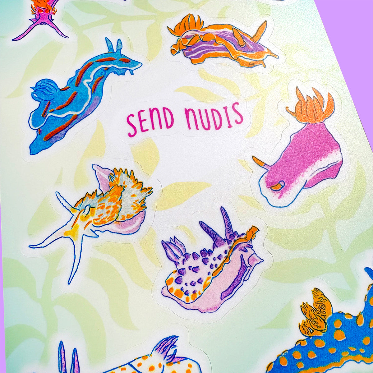Send Nudis - Vinyl Sticker Sheet