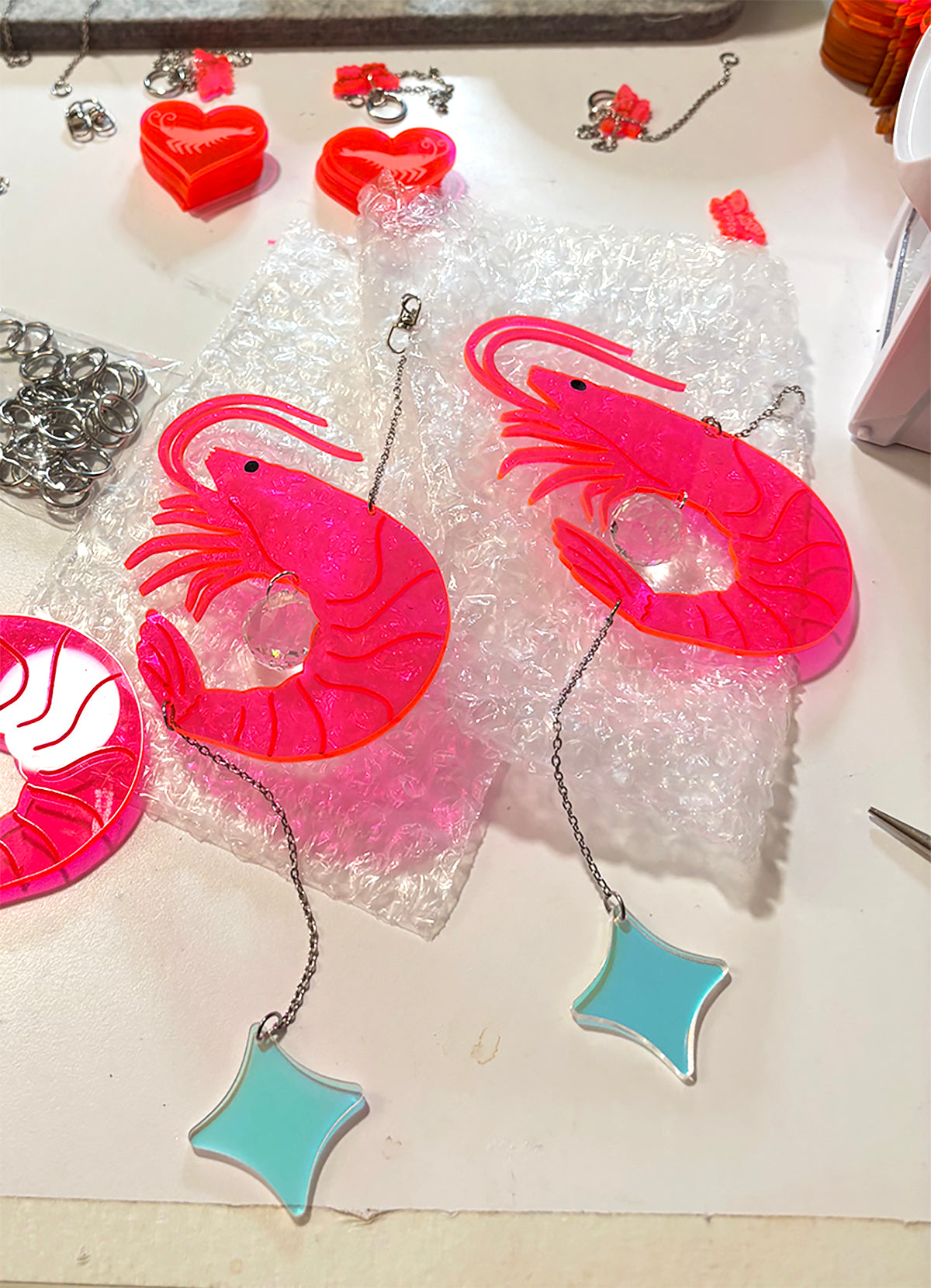 Disco Shrimp Suncatcher - 1 LEFT