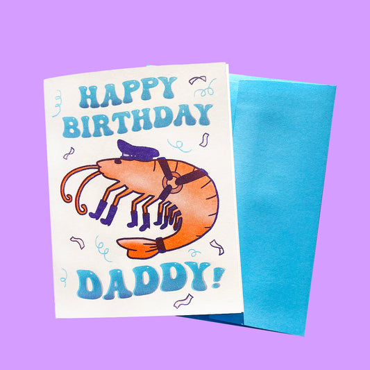 HAPPY BIRTHDAY DADDY - Riso Greeting Card