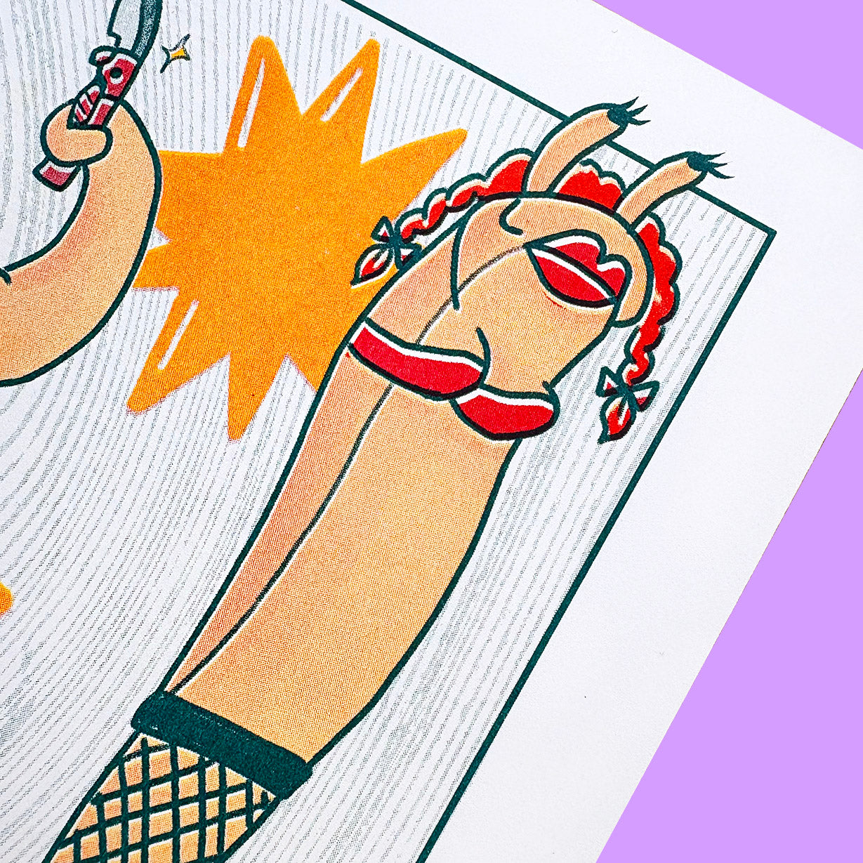 Slug Bitches - Risograph Print