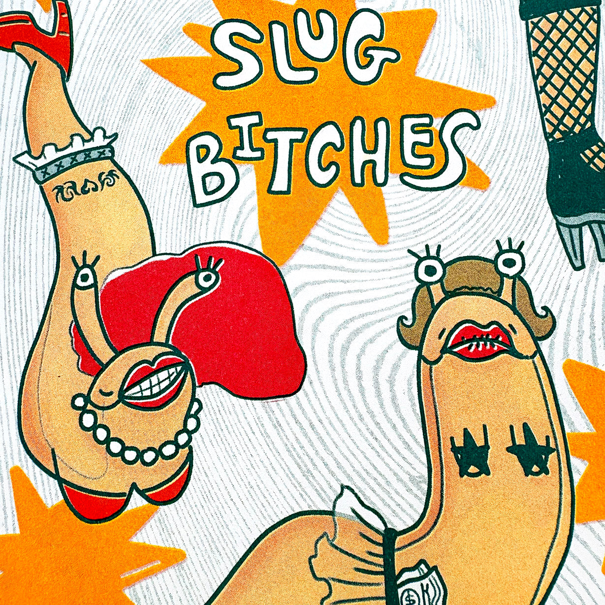 Slug Bitches - Risograph Print