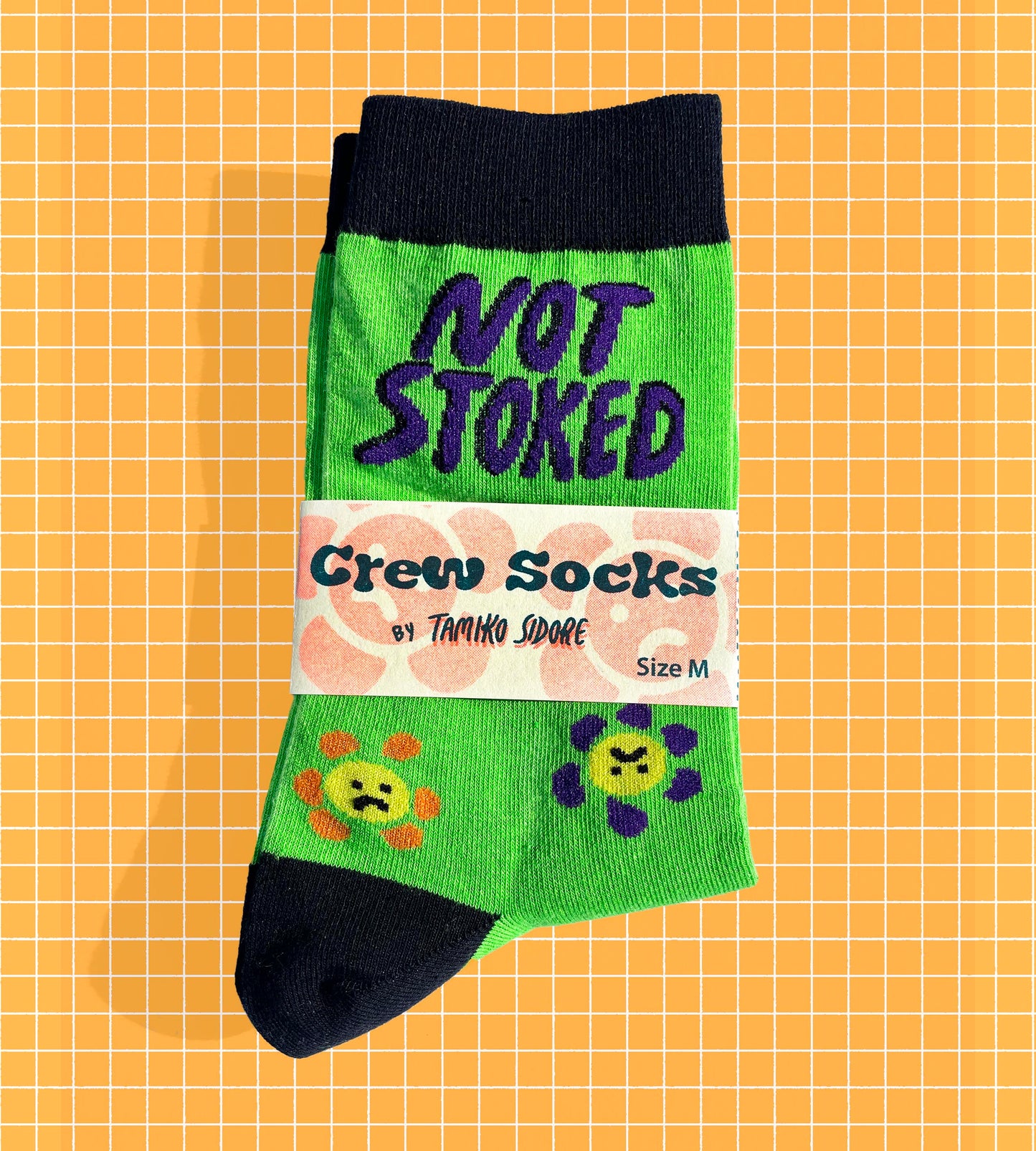 Not Stoked Crew Socks