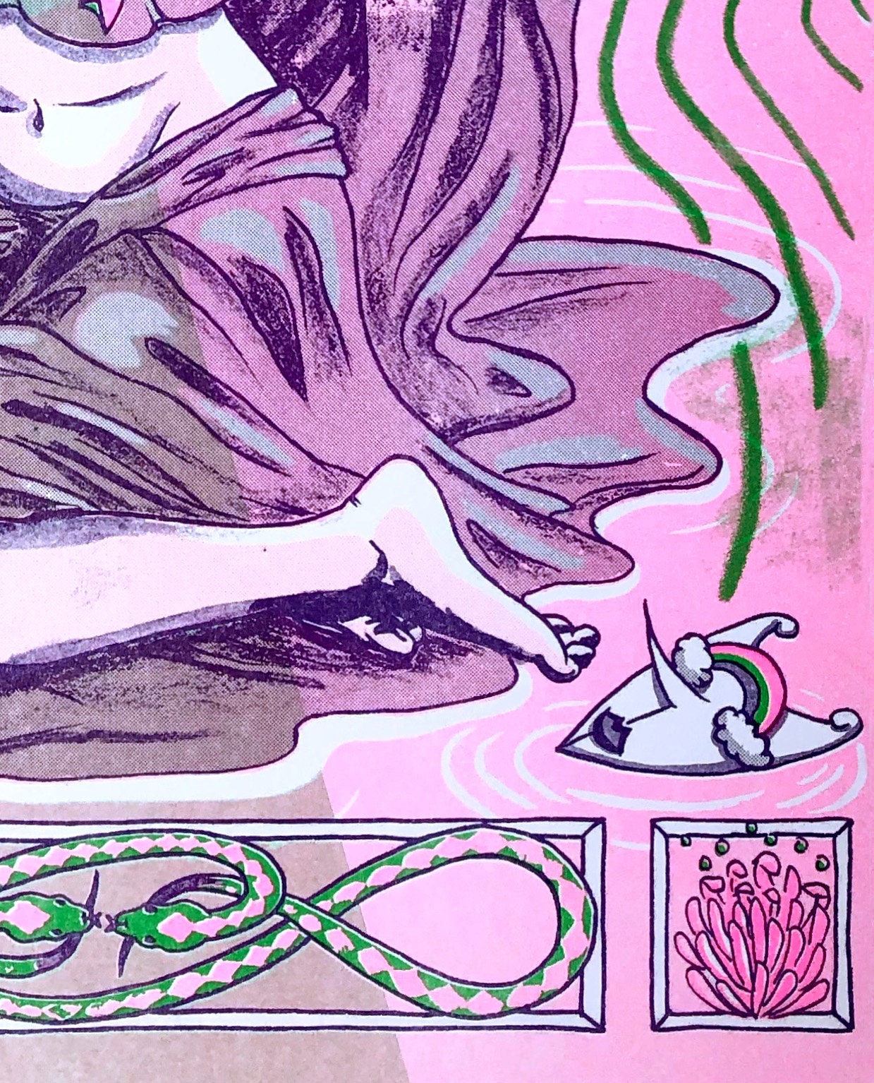 Arrival - Risograph Print