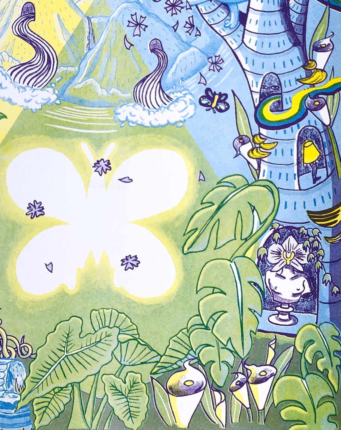 Strange & Beautiful - Risograph Print