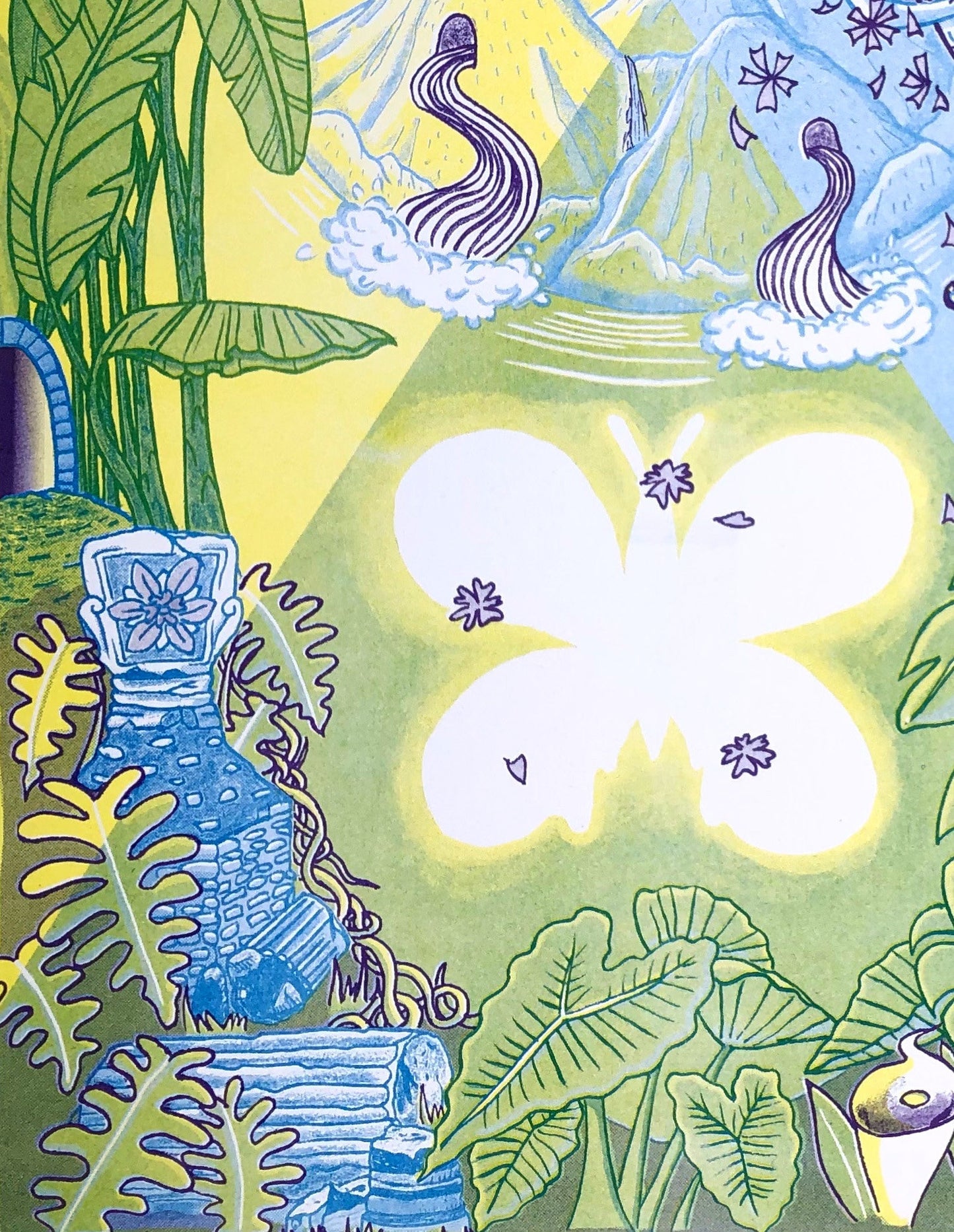 Strange & Beautiful - Risograph Print