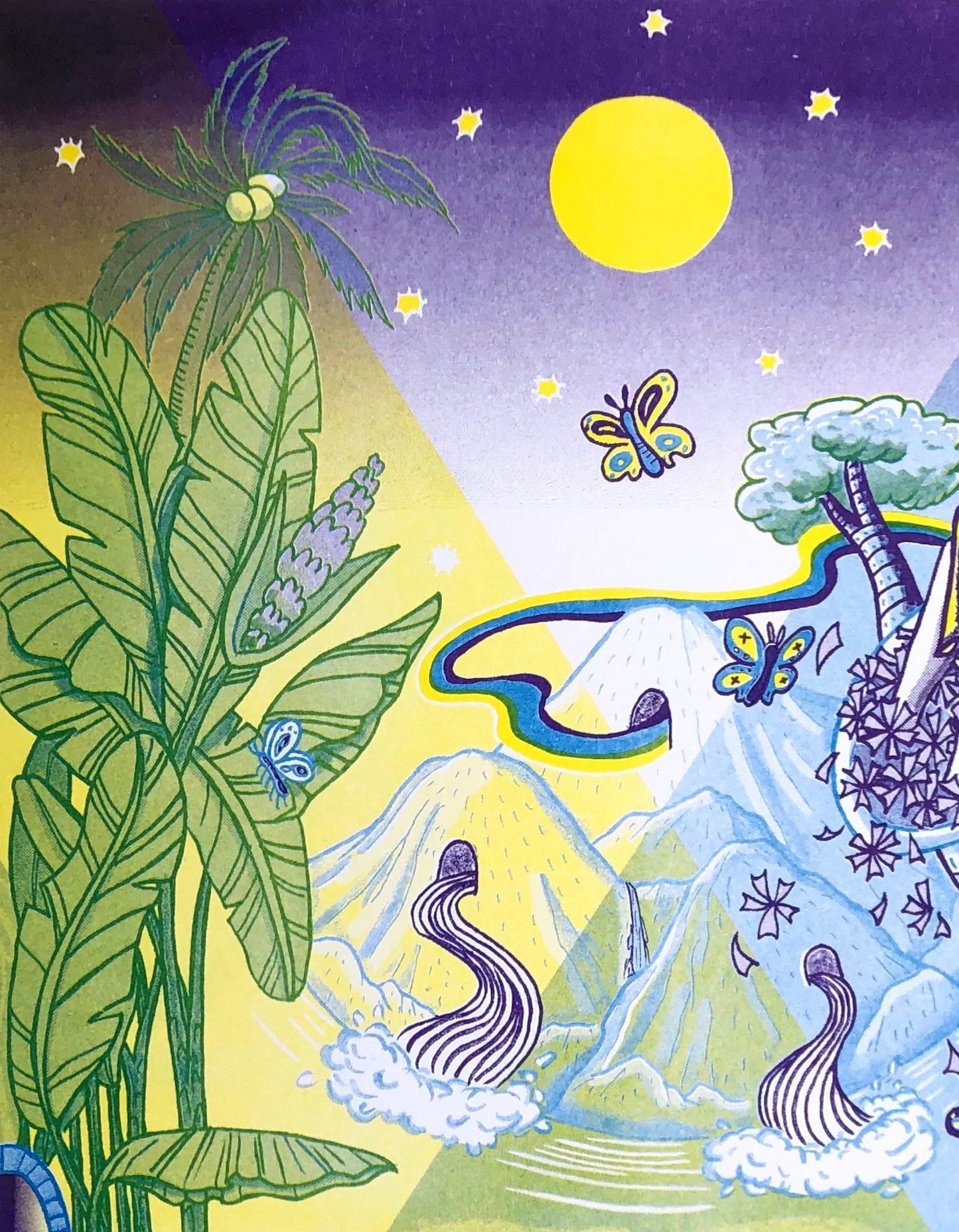 Strange & Beautiful - Risograph Print