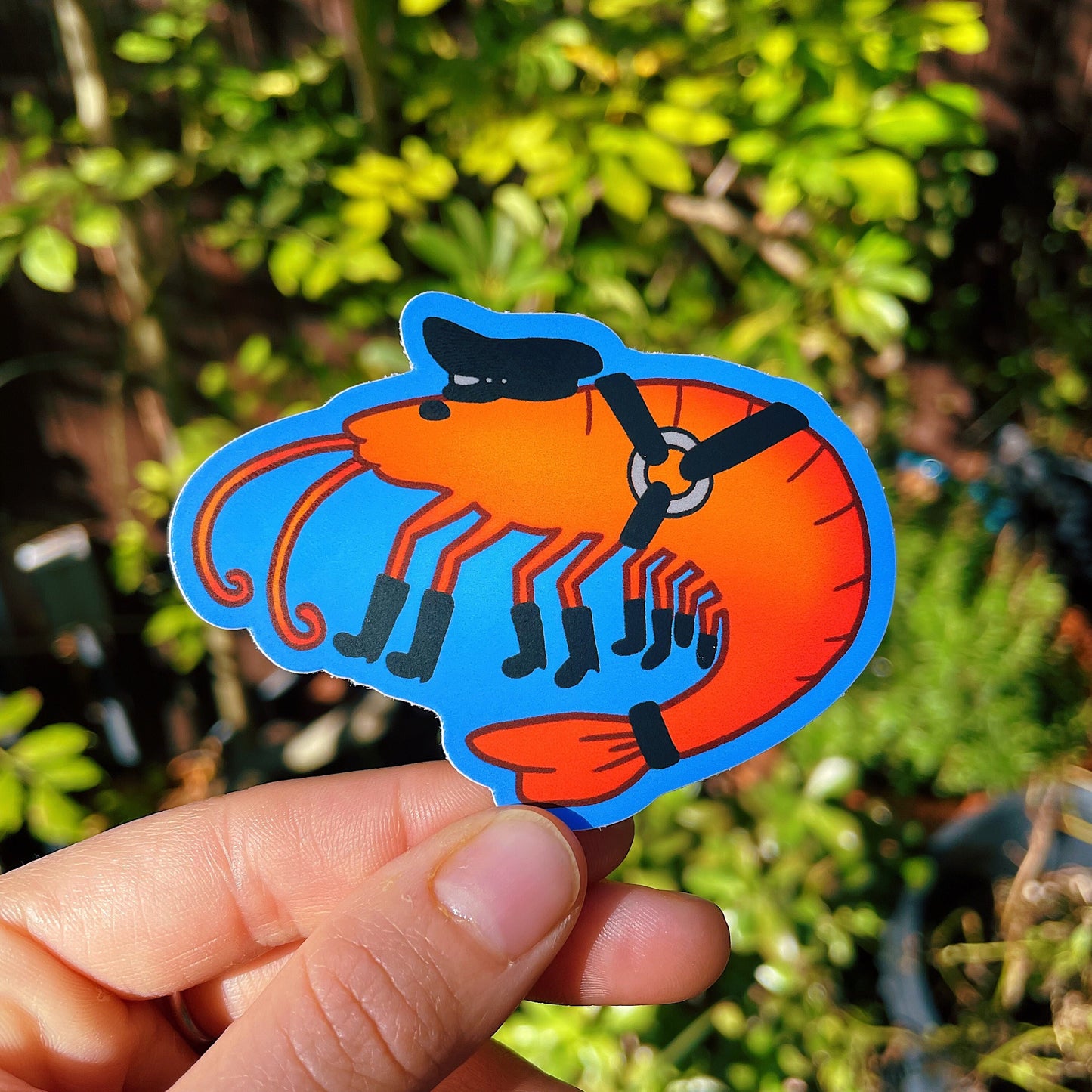 Shrimp Daddy Vinyl Sticker